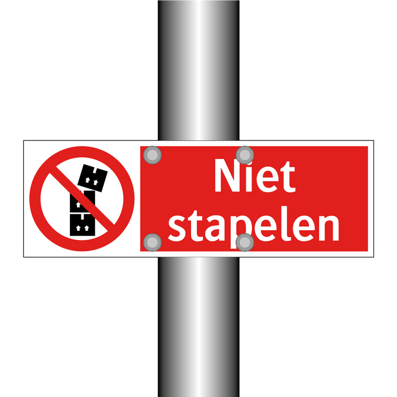 Niet stapelen