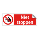 Niet stoppen