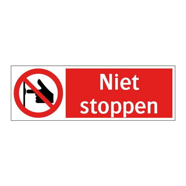 Niet stoppen