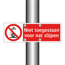Niet toegestaan voor nat slijpen