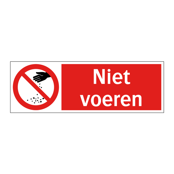 Niet voeren