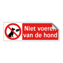 Niet voeren van de hond