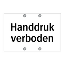 Handdruk verboden & Handdruk verboden & Handdruk verboden & Handdruk verboden & Handdruk verboden