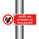 Noten zijn verboden op deze locatie