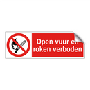 Open vuur en roken verboden