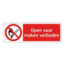 Open vuur maken verboden