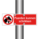 Paarden kunnen schrikken