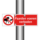 Paarden voeren verboden