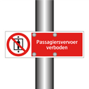Passagiersvervoer verboden