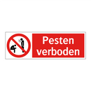 Pesten verboden