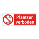 Plaatsen verboden