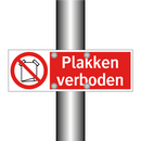 Plakken verboden