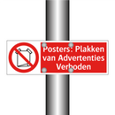 Posters: Plakken van Advertenties Verboden