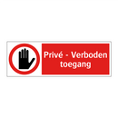 Privé - Verboden toegang