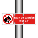 Raak de paarden niet aan