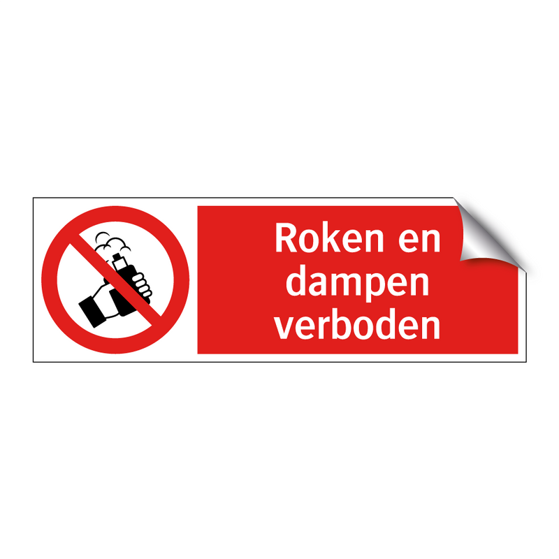 Roken en dampen verboden