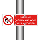 Roken en gebruik van open vuur verboden