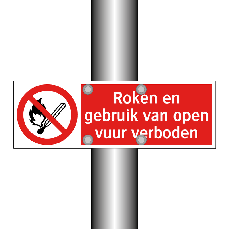Roken en gebruik van open vuur verboden