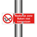 Rookvrije zone Roken niet toegestaan