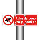 Ruim de poep van je hond op