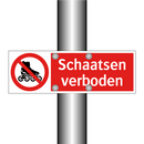 Schaatsen verboden