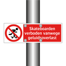 Skateboarden verboden vanwege geluidsoverlast