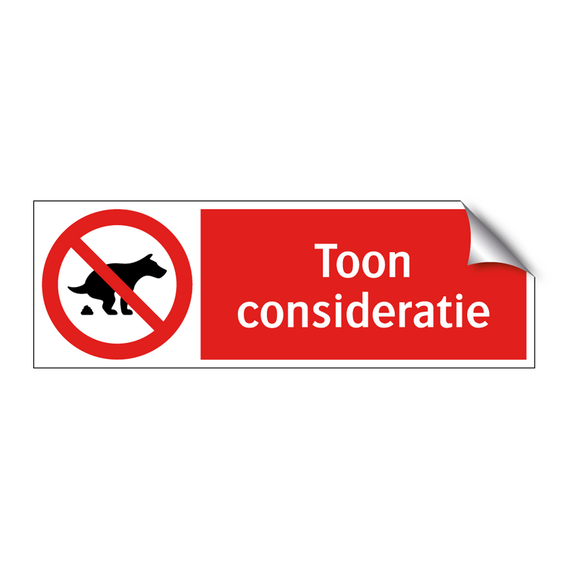 Toon consideratie
