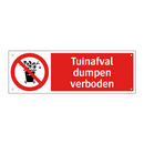 Tuinafval dumpen verboden