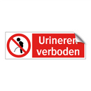 Urineren verboden