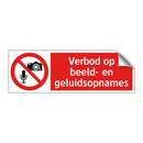 Verbod op beeld- en geluidsopnames