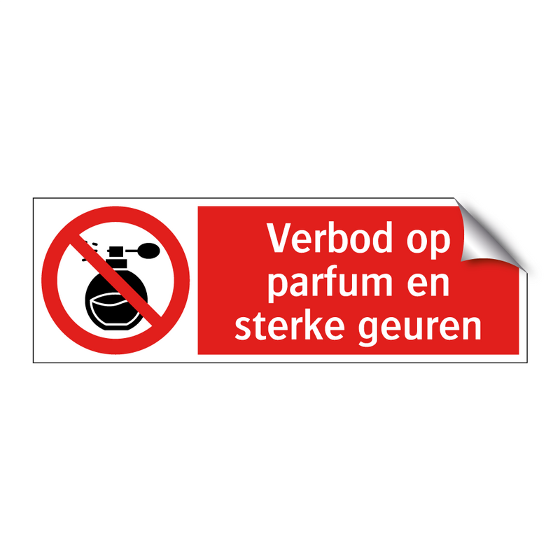 Verbod op parfum en sterke geuren