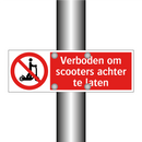 Verboden om scooters achter te laten