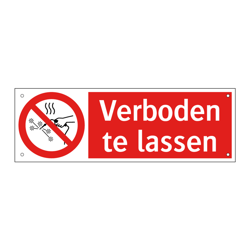 Verboden te lassen
