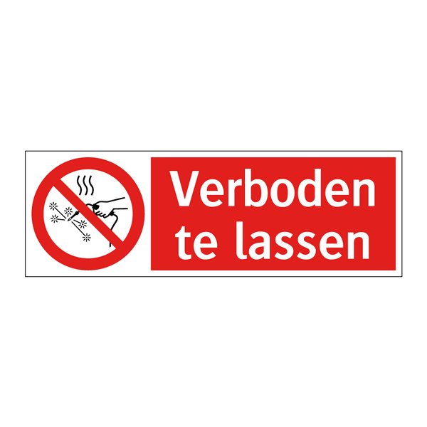 Verboden te lassen