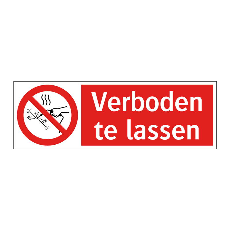 Verboden te lassen