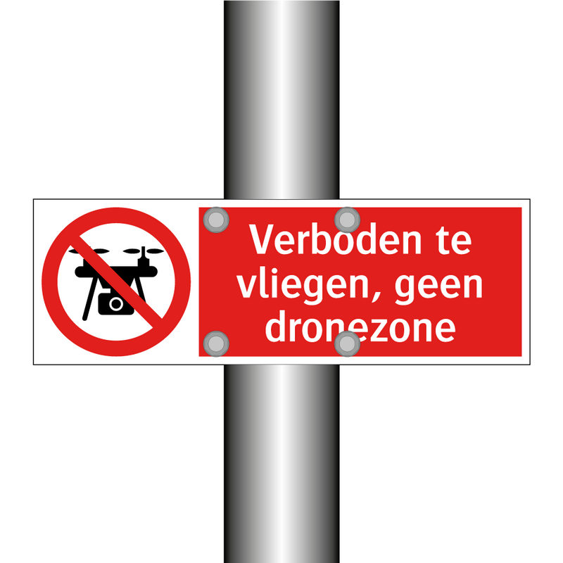Verboden te vliegen, geen dronezone