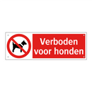 Verboden voor honden