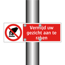 Vermijd uw gezicht aan te raken