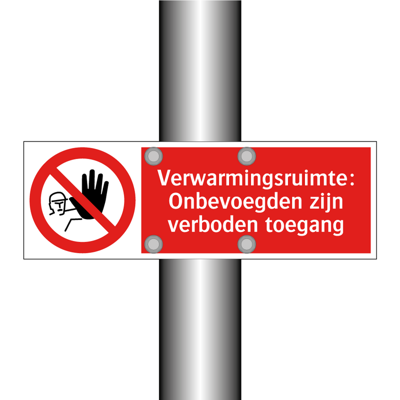 Verwarmingsruimte: Onbevoegden zijn verboden toegang
