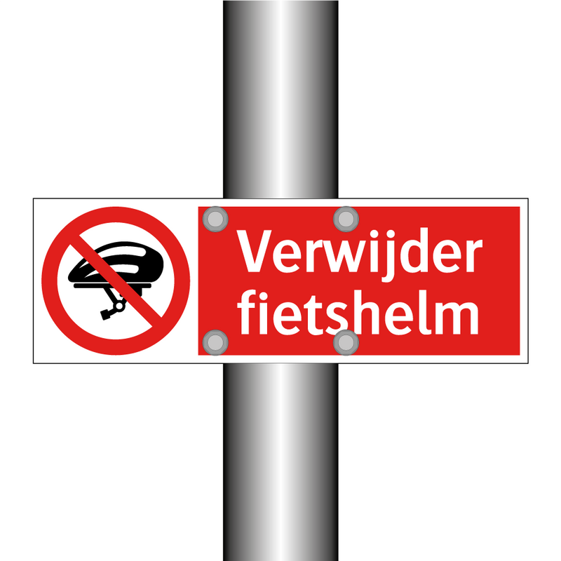 Verwijder fietshelm