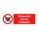Vliegende drones verboden