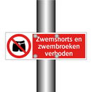 Zwemshorts en zwembroeken verboden