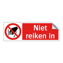 Niet reiken in