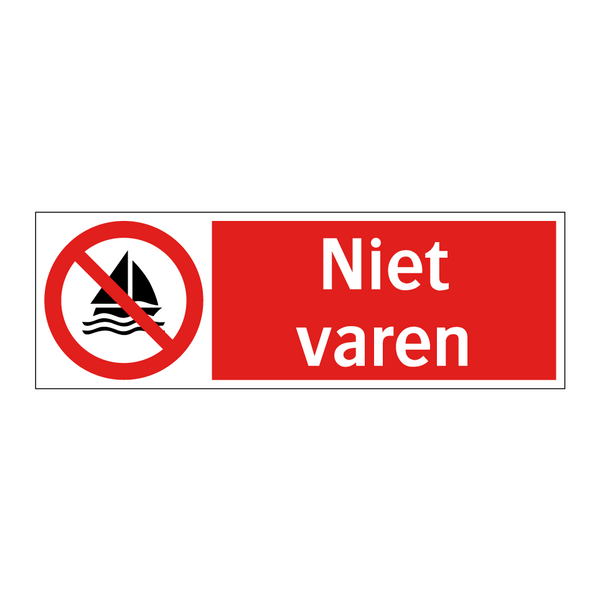 Niet varen