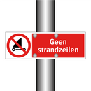 Geen strandzeilen