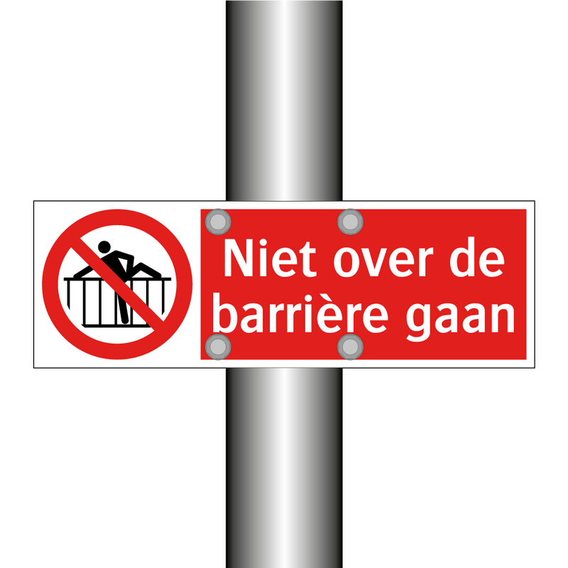 Niet over de barrière gaan