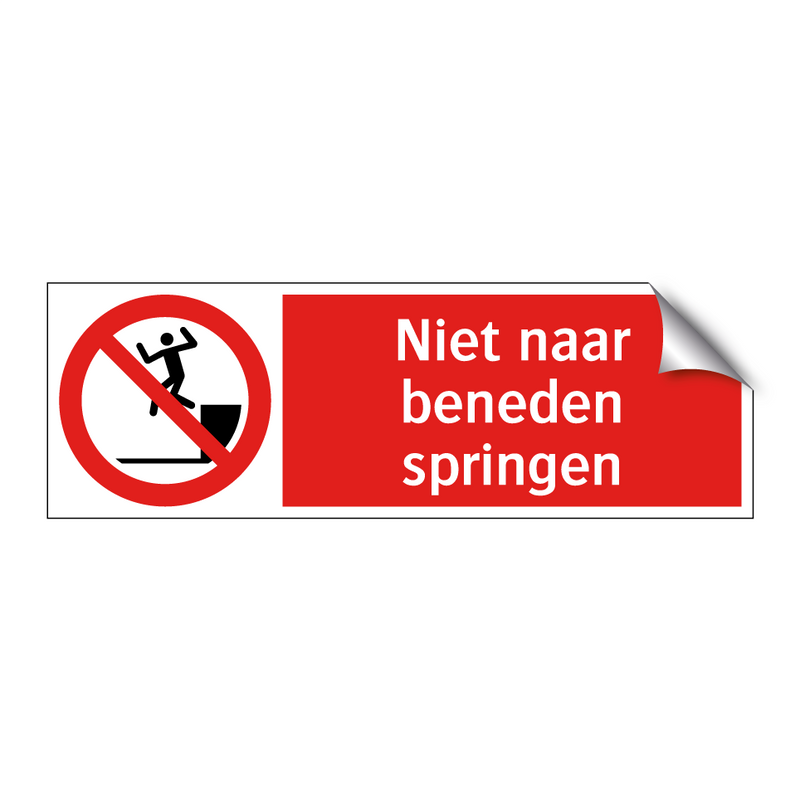 Niet naar beneden springen