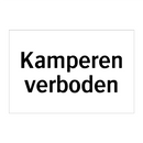Kamperen verboden & Kamperen verboden & Kamperen verboden & Kamperen verboden & Kamperen verboden
