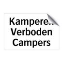 Kamperen Verboden Campers & Kamperen Verboden Campers & Kamperen Verboden Campers
