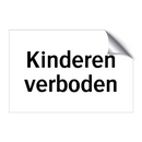 Kinderen verboden & Kinderen verboden & Kinderen verboden & Kinderen verboden